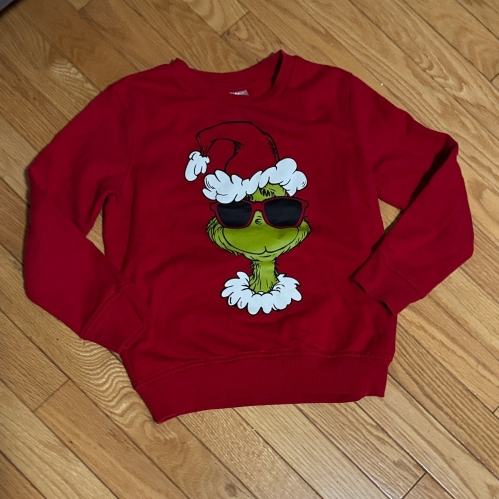 Red Grinch Christmas Sweatshirt